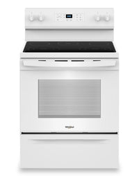 Cuisinière électrique Whirlpool de 5,3 pi3 et de 30 po avec 5 éléments - YWFES3330RW 