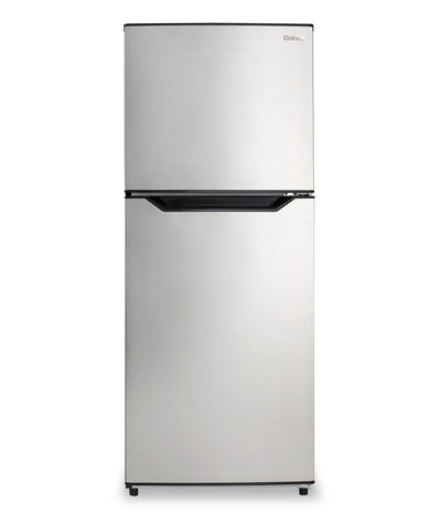 Danby 23.4" 10 Cu. Ft. Apartment-Size Top-Mount Refrigerator - Stainless Steel - DFF101B1BSSDB | Réfrigérateur Danby de format appartement de 10 pi3 et de 23,4 po à congélateur supérieur - acier inoxydable - DFF101B1BSSDB | DFF10SDB
