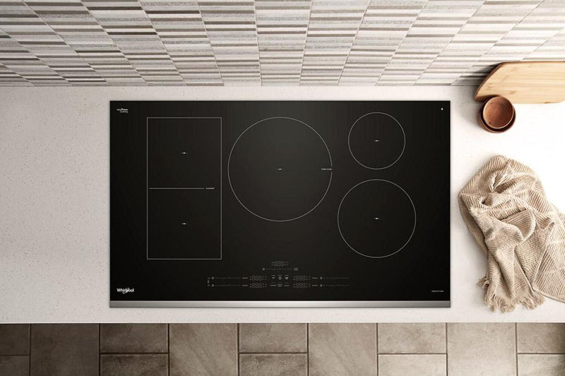 Surface de cuisson à induction Whirlpool de 36 po à 5 éléments - acier inoxydable - WCIT7536SS