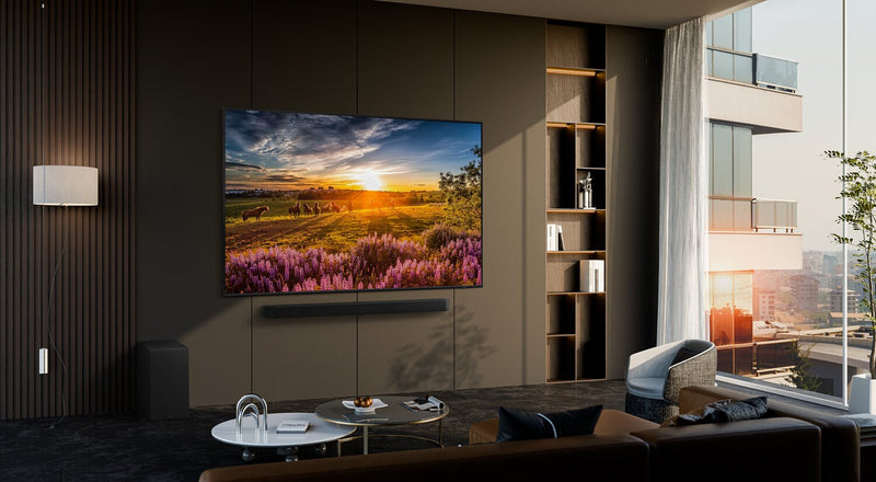 Téléviseur intelligent QLED Samsung UHD 4K 50 po à 60 Hz avec rétroéclairage périphérique, Quantum HDR (QN50Q60DAFXZC)