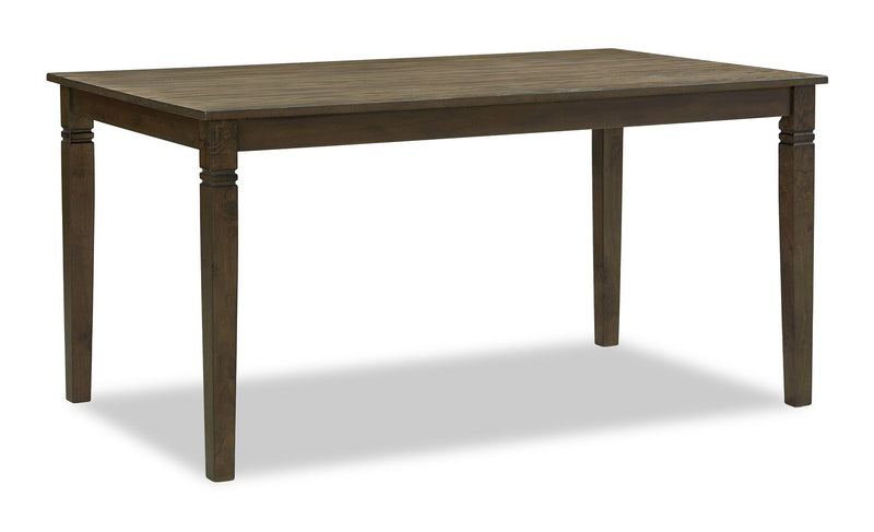 Ensemble de salle à manger Devon 5 pièces avec table et 4 chaises - 60 po (L), bois - brun foncé