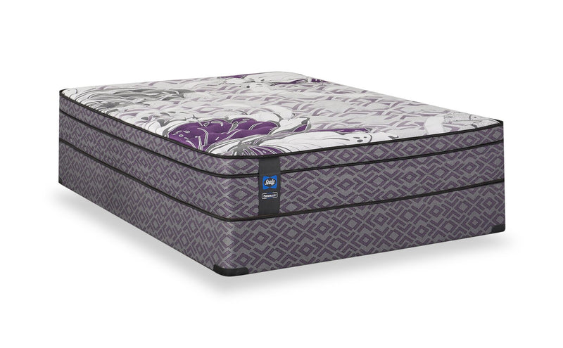 Ensemble Matelas à Euro-plateau Fiore 2.0 PosturepedicMD de Sealy pour grand lit