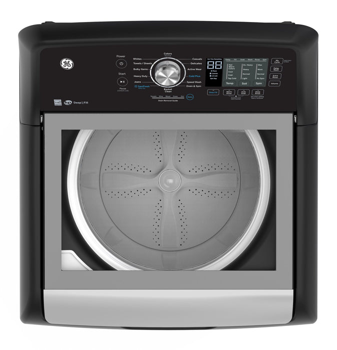 Laveuse GE à chargement par le haut de 5,3 pi³ avec système de lavage Infusor - gris diamant - GTW681BMRDG