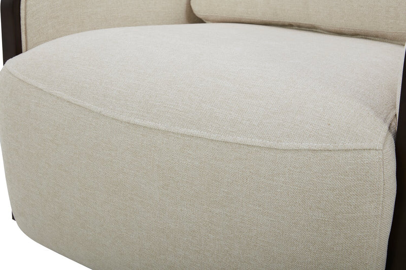 Fauteuil d’appoint pivotant Dolce - taupe
