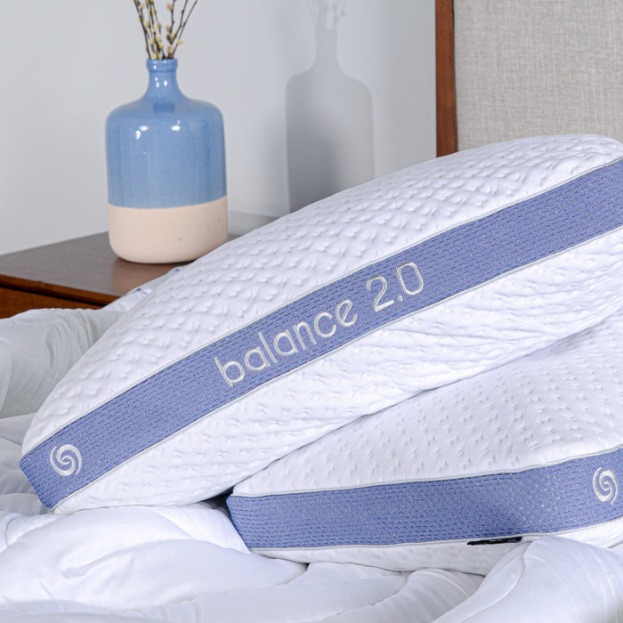 Oreiller PerformanceMD Balance 2.0 de Bedgear pour grand lit - pour dormeur sur le dos 