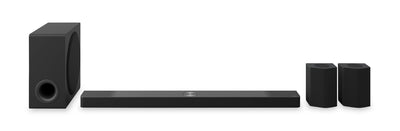 LG 9.1.5 CH Bluetooth Dolby Atmos DTS:X Soundbar with Wireless Rear Speakers and Subwoofer (S95TR.DCANLLK) | Barre de son LG à 9.1.5 canaux avec Bluetooth, Dolby AtmosMD, DTS:X, haut-parleurs arrière sans fil et caisson d’extrêmes graves (S95TR.DCANLLK)