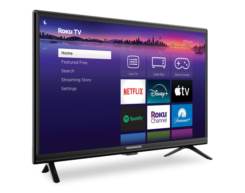 Téléviseur intelligent MAGNAVOX de 24 po avec Roku TVMC et prêt pour la HD