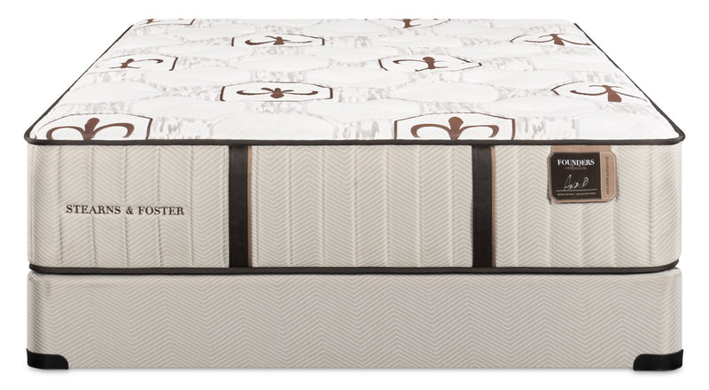 Ensemble matelas ferme luxueux à plateau régulier Allianz de Stearns & Foster pour lit double