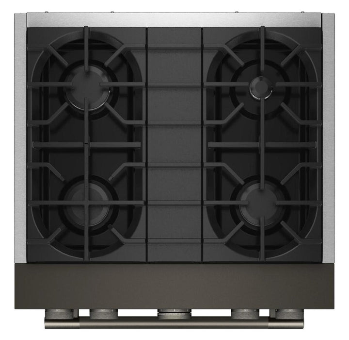 Cuisinière hybride KitchenAid de 4,1 pi3 avec mode de friture à air sans préchauffage - minerai noir - KFDS930SBE