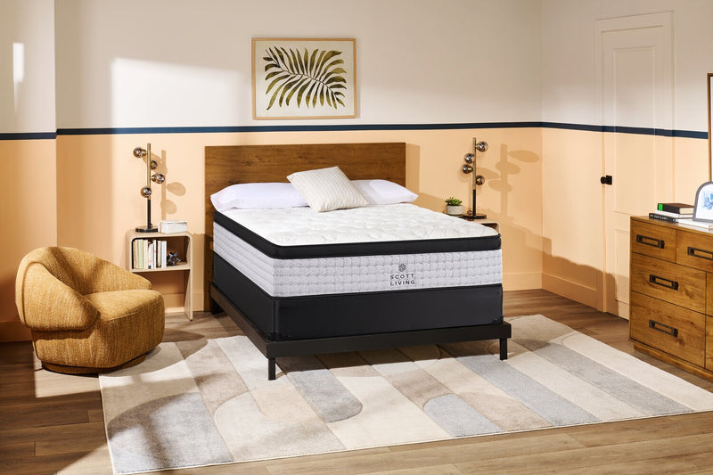 Ensemble matelas à Euro-plateau Moyen Berwick de Scott Living pour lit simple