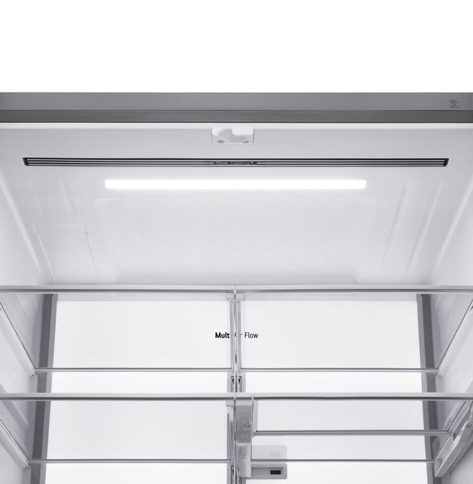 Réfrigérateur à 4 portes LG de 29 pi3 et de 36 po de profondeur standard MAXMC à portes françaises avec InstaViewMD - LF29S9775S
