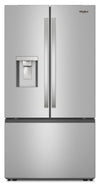 Réfrigérateur Whirlpool de 36 po et de 30 pi3 à portes françaises avec machine à glaçons double - acier inoxydable - WRFF3736SZ 
