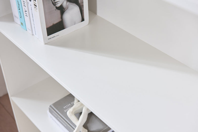 Bibliothèque William de 31,5 po à 2 tablettes - blanche