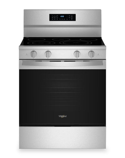 Whirlpool 30" 5.3 Cu. Ft. Electric Range with No Preheat Air Fry - Stainless Steel - YWFES7030SZ | Cuisinière électrique Whirlpool de 5,3 pi3 et de 30 po avec friture à air sans préchauffage - acier inoxydable - YWFES7030SZ