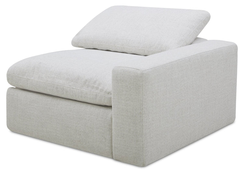 Sofa sectionnel à inclinaison électrique modulaire Sky 8 pièces en tissu avec coussins amovibles en duvet et plumes - blé Nathan