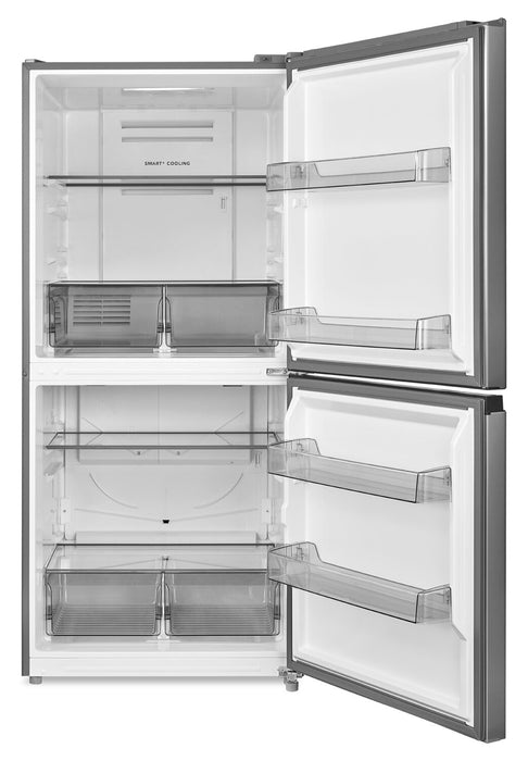Appareil vertical 3 en 1 Midea de 20 pi3 convertible en réfrigérateur ou congélateur - acier inoxydable - MRU21C7BST