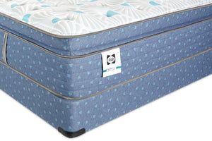 Ensemble Matelas Euro-plateau épais Paradiso Resort Luxury Posturepedic Crown Jewel de Sealy pour très grand lit