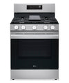 Cuisinière intelligente à gaz LG de 6,3 pi3 avec friture à air - acier inoxydable - LRGN6323Y