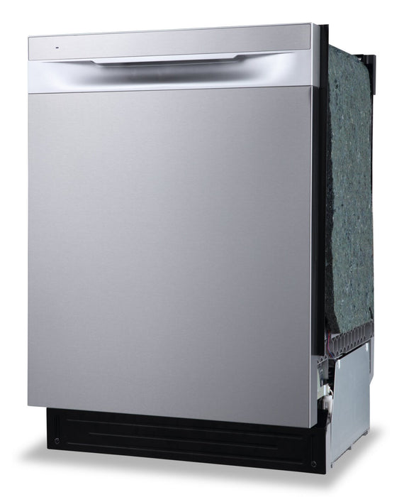 Lave-vaisselle Frigidaire de 24 po et de 49 dBA avec commandes sur le dessus et technologie DishSenseMC - acier inoxydable - FDHP4336AS