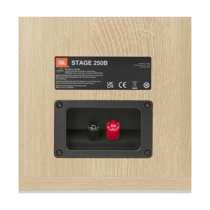 Paire de haut-parleurs d’étagère JBL Stage 250B de 5,25 po avec conception à 2 voies (JBL250BWHT)
