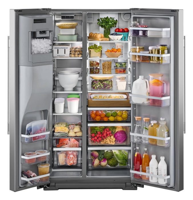 Réfrigérateur KitchenAid de 21 pi3 et de 36 po de profondeur comptoir  - acier inoxydable résistant aux traces de doigts - KRSC536RPS