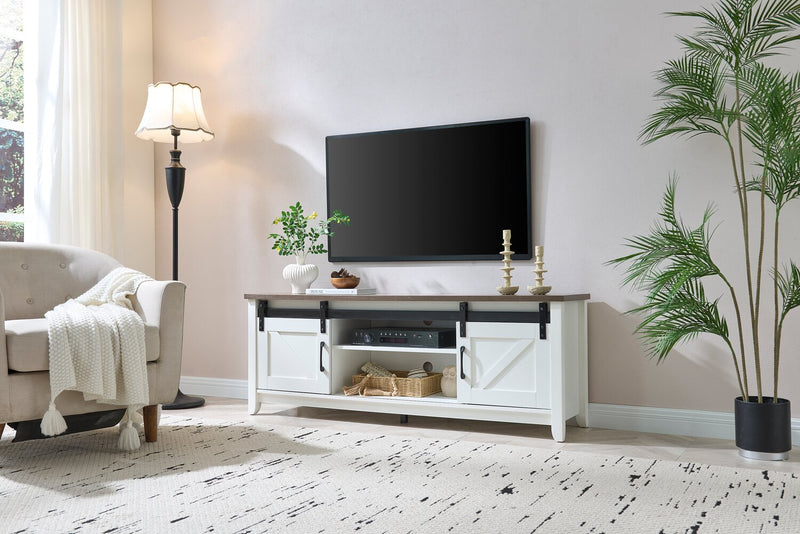 Meuble pour téléviseur Logan de 60 po - chêne noyer 