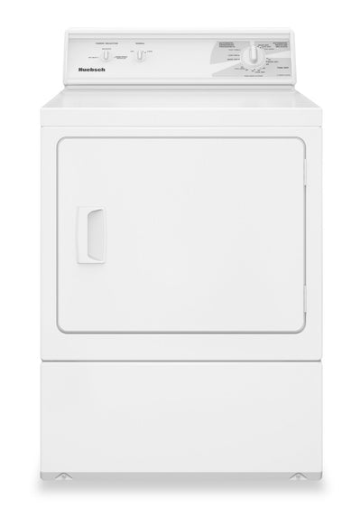 Huebsch 7 Cu.Ft. Top Load Non-Vended Commercial Dryer – White | Sécheuse commerciale Huebsch de 7 pi3 à chargement par le haut sans achat - blanche
