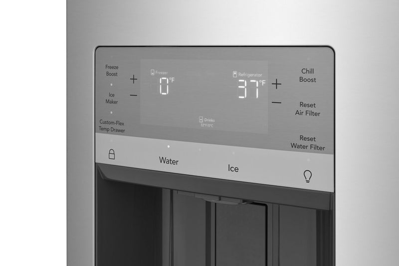 Réfrigérateur Frigidaire de 26 pi3 et de 36 po à 4 portes françaises - acier inoxydable résistant aux traces de doigts - FRMS2733AV 