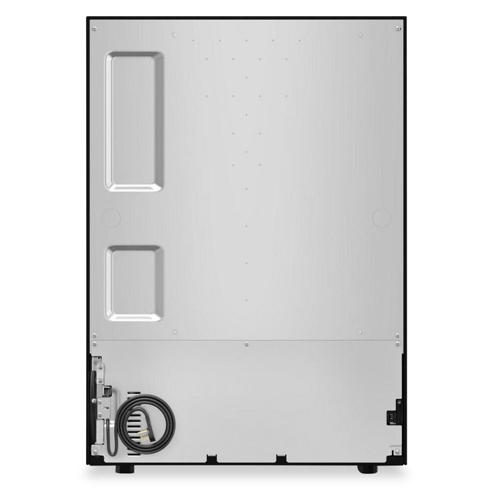 Refroidisseur à boissons KitchenAid de 24 po avec grilles à devant en bois - minerai noir - KUBR524SBE