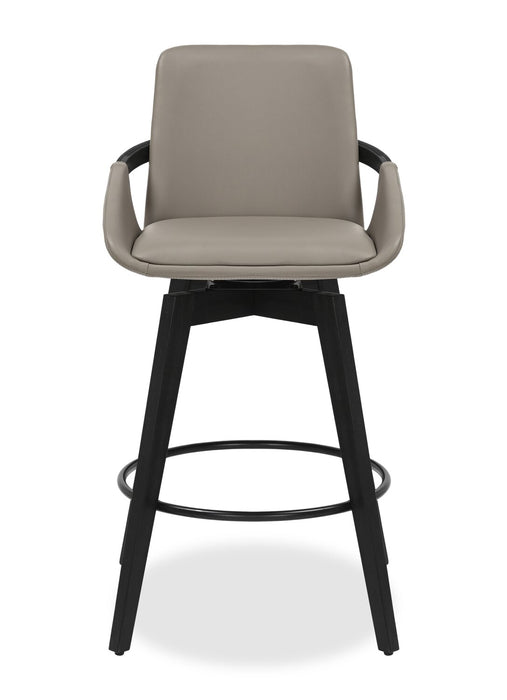 Tabouret Apex pivotant de hauteur comptoir - taupe