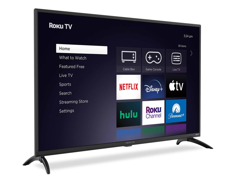 Téléviseur intelligent DEL Proscan UHD 4K de 43 po avec Roku TV (PTRU4380)