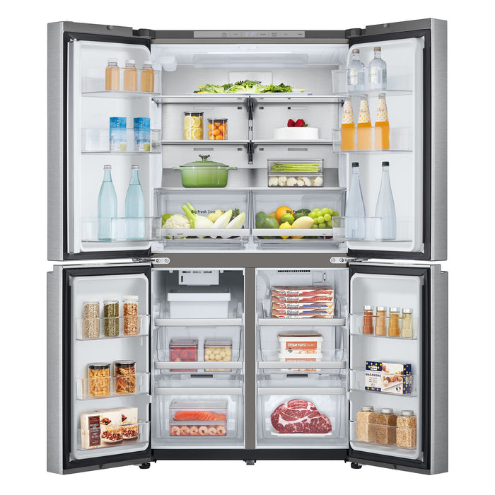 Réfrigérateur LG de 23,6 pi3 et de 36 po de profondeur comptoir à 4 portes françaises avec machine à glaçons - LF24C8200S