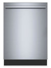 Lave-vaisselle encastré Bosch de série 500 de 24 po de 44 dBA en acier brossé résistant aux traces de doigts - SHX65DM5N