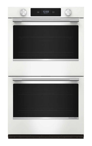 Four mural double intelligent électrique KitchenAid de 30 po - blanc - KOED730SWH