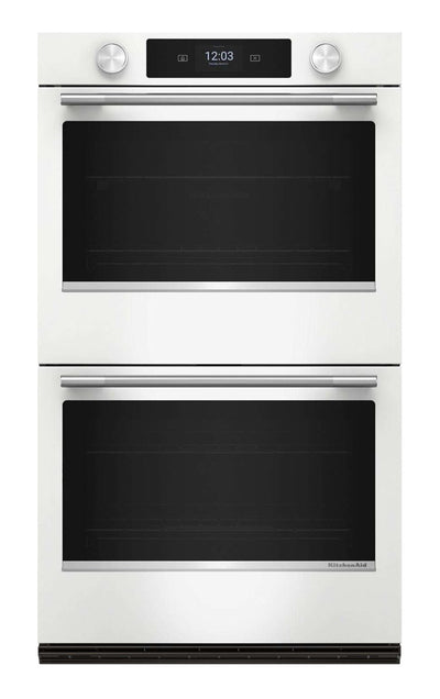 KitchenAid 30" Smart Electric Double Wall Oven - White - KOED730SWH | Four mural double intelligent électrique KitchenAid de 30 po - blanc - KOED730SWH