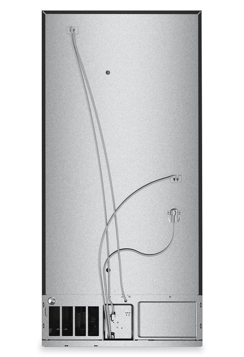 Réfrigérateur KitchenAid de 19 pi³ et de 30 po de profondeur standard à congélateur inférieur - KRBR130SPS