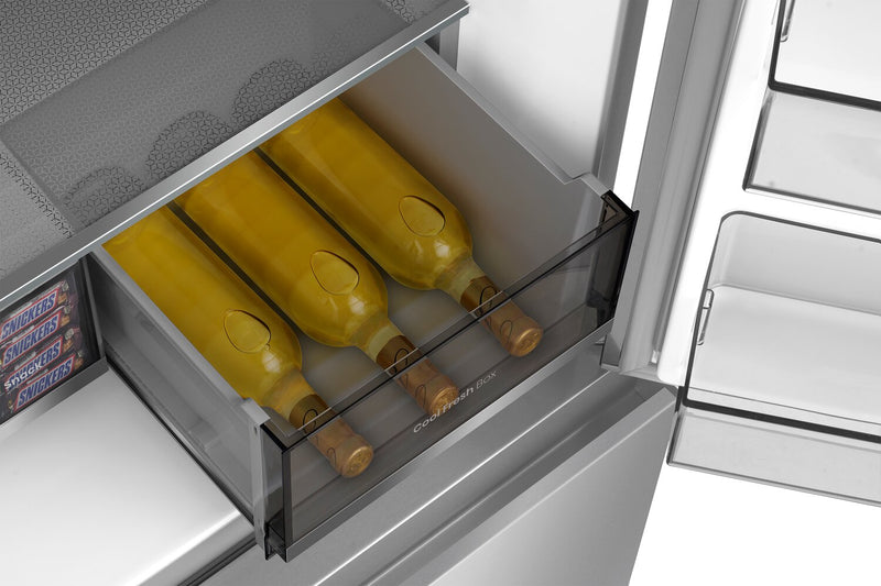 Réfrigérateur Hisense de 22,5 pi3 et de 36 po de profondeur comptoir à 4 portes françaises - acier inoxydable - RQ23G4FSEI