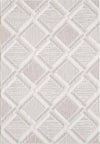 Carpette Knox beige à motif marocain - 7 pi 11 po x 10 pi 10 po