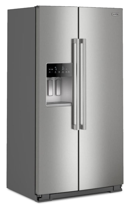 Réfrigérateur Maytag de 20,8 pi³ et de 36 po à compartiments juxtaposés - acier inoxydable résistant aux traces de doigts - MRSC6636RZ