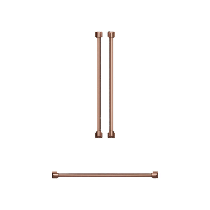 Ensemble de poignées et de boutons Thor Kitchen or rose pour réfrigérateur de 36 po - CKA-RF3621-RSG