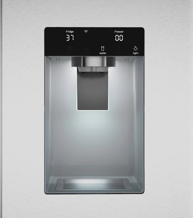 Réfrigérateur Bosch de 21,6 pi³ à portes françaises à congélateur inférieur - Acier inoxydable - B36CD52SNS