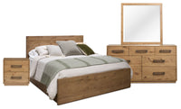  Ensemble de chambre à coucher Henri 6 pièces avec très grand lit
