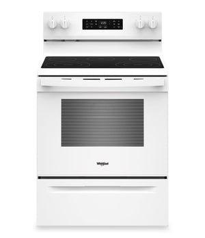 Cuisinière électrique Whirlpool de 5,3 pi3 avec cuisson à air - blanche - YWFES4530SW