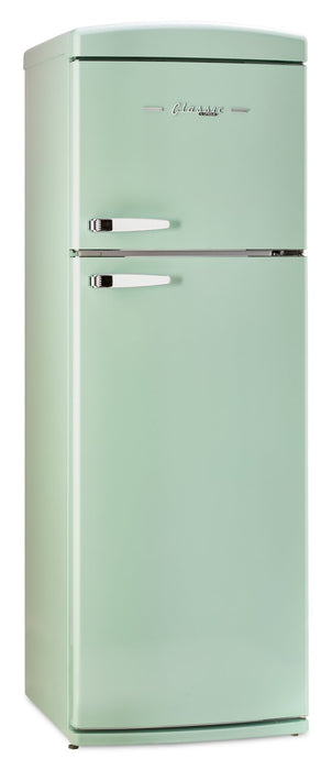 Réfrigérateur Classic Rétro d’Unique de 24 po et de 11 pi3 à congélateur supérieur - vert menthe estival - UNQ-310L LG TM