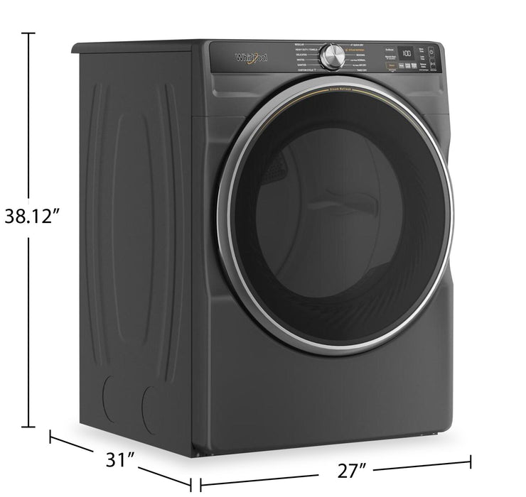 Sécheuse à gaz intelligente Whirlpool de 7,4 pi³ avec vapeur - WGD6720RU