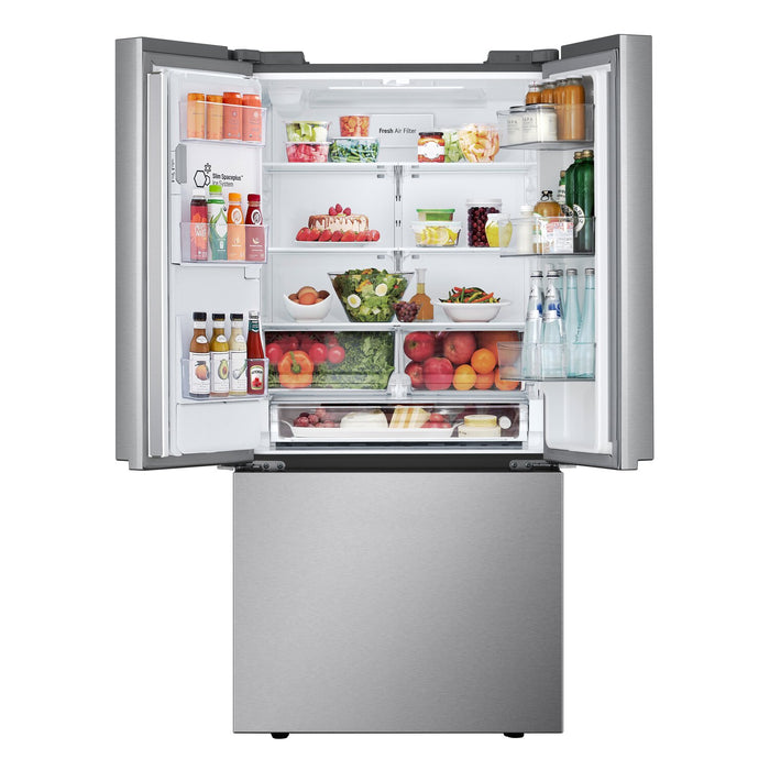Réfrigérateur LG de 20 pi³ et de 33 po à portes françaises de profondeur comptoir MAXMC - acier inoxydable Smudge-ProofMD - LF20C6330S