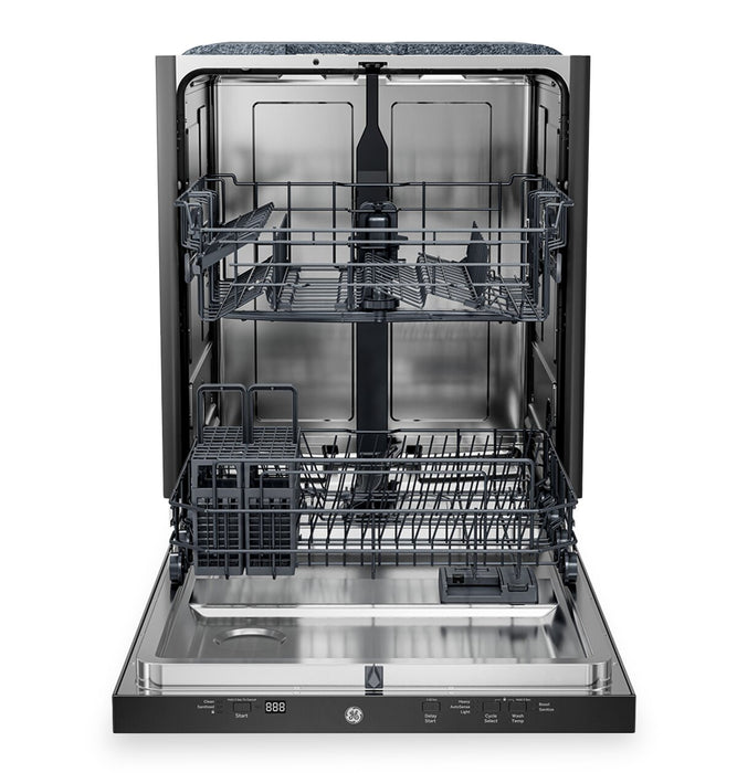 Lave-vaisselle GE de 24 po et de 50 dBA avec commandes sur le dessus et séchage avec ouverture automatique - acier inoxydable - GBT500SSVSS 