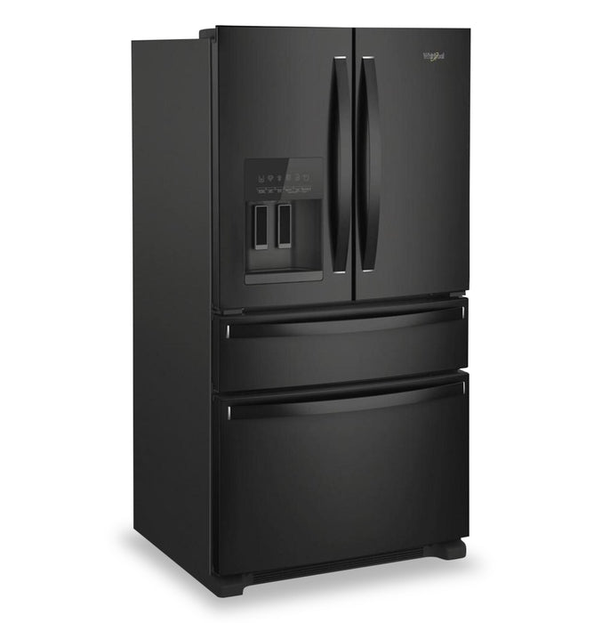 Réfrigérateur Whirlpool de 36 po et de 24,5 pi³ à portes françaises - noir - WRMF3636RB