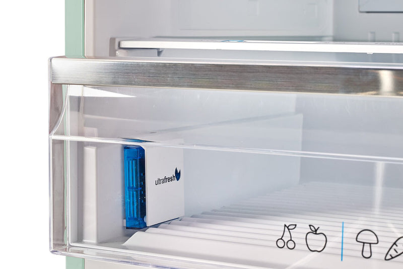Réfrigérateur Classic Rétro d’Unique de 28 po et de 17 pi3 à congélateur inférieur - vert - UNQ-455L LG AC
