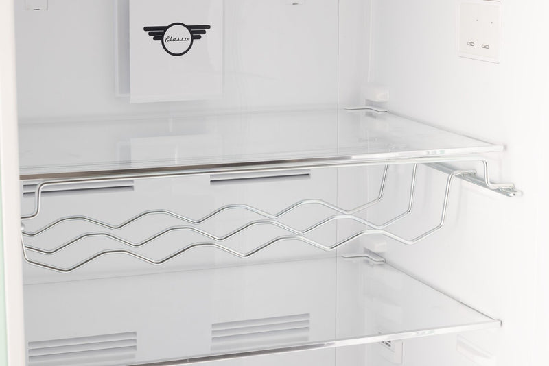 Réfrigérateur Classic Rétro d’Unique de 24 po et de 11 pi3 à congélateur supérieur - blanc guimauve - UNQ-310L W TM